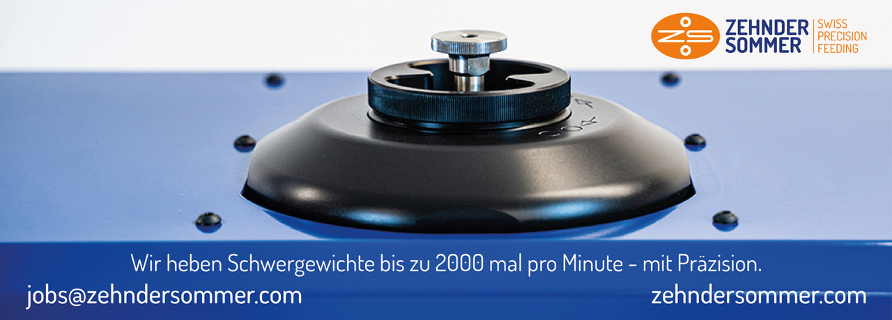 Wir heben Schwergewichte bis zu 2000 mal pro Minute -  mit Präzision